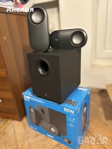 Аудиосистема Logitech Z407, 80W, 2.1, черна
