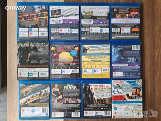 Комплект 12 BluRay филма - Без БГ субтитри, снимка 2 - Blu-Ray филми - 53726997