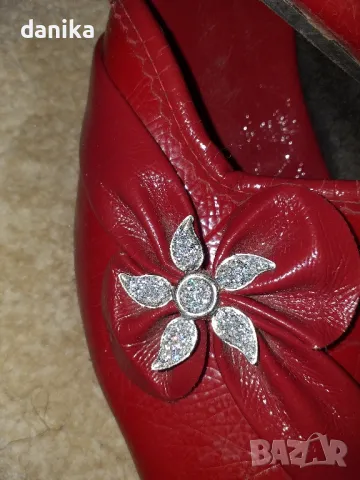 Дамски кожени чехли 37, снимка 4 - Чехли - 50041477