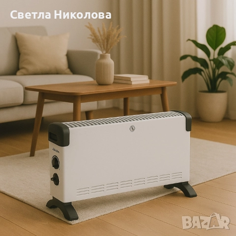 Конвекторни отоплители Rosberg – 2000W, 3 степени, защита от прегряване, снимка 4 - Други стоки за дома - 51812427
