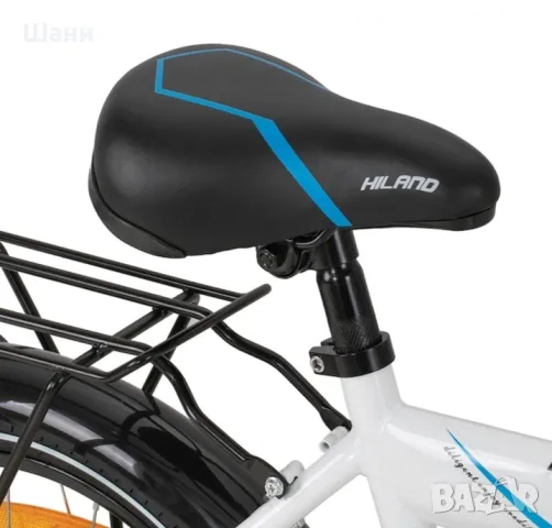 Детски велосипед Hiland, 16", Бял, снимка 5 - Детски велосипеди, триколки и коли - 49740296