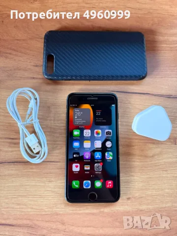 iPhone 7 Plus 32GB Black + Зарядно + Калъф