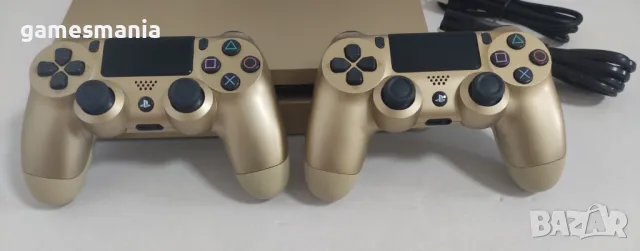 [ps4] Изцяло Обслужен Пълен Комплект Playstation 4 Slim GOLD, снимка 7 - PlayStation конзоли - 48590427