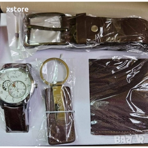 Луксозен подаръчен комплект за мъже JESOU – 4 в 1, снимка 2 - Подаръци за мъже - 52793706