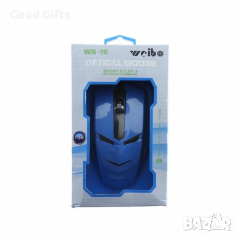 Оптична мишка Weibo WB-16, снимка 8 - Клавиатури и мишки - 39301341