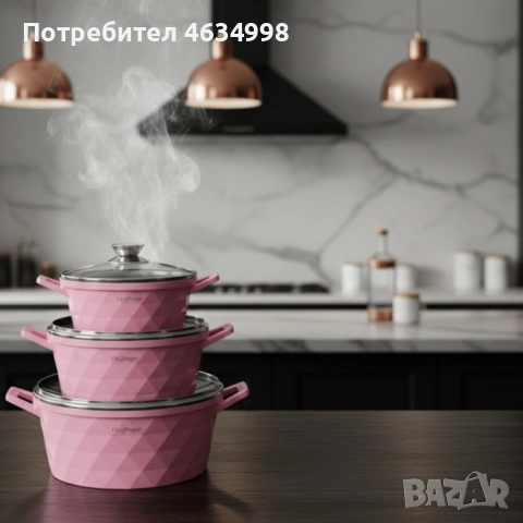 Висококачествен комплект касероли Cheffinger , снимка 2 - Съдове за готвене - 52207578