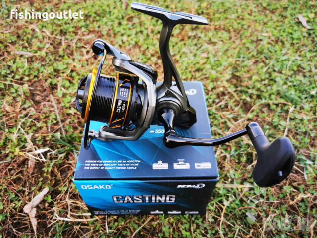 Фидер макара с червячна предавка и 11 лагера Osako Casting 4500/5500, снимка 3 - Макари - 44534908