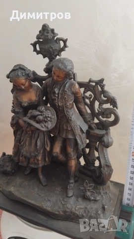 Красива статуетка пластика, снимка 2 - Антикварни и старинни предмети - 52789167
