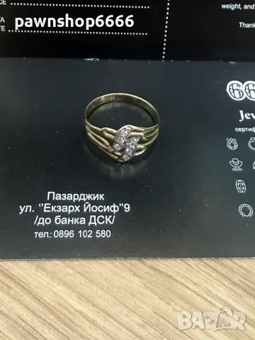Златен пръстен 14К | 585 проба | 1,14 грама | Сертификат