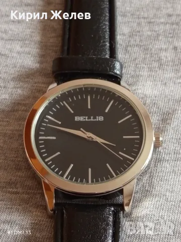 Чисто нов дамски часовник BELLIS QUARTZ с кожена каишка стилен дизайн 49820, снимка 8 - Дамски - 49661715