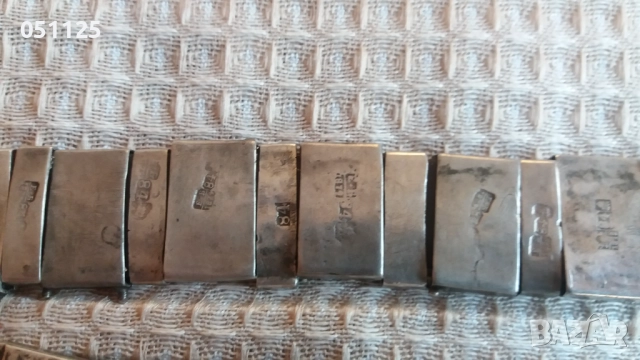 уникат руски сребърен колан про 875 с ниело 428 гр., снимка 3 - Антикварни и старинни предмети - 52923814