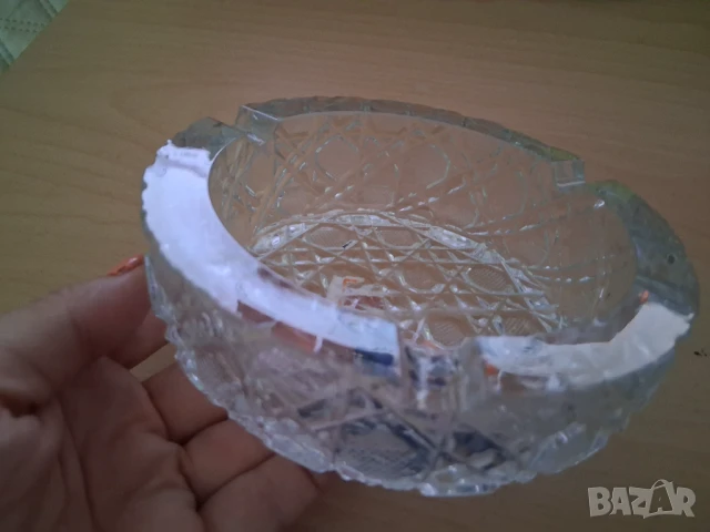 Кристален пепелник, снимка 5 - Други - 51235690