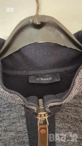 Мъжка блуза с цип Waikiki L , снимка 3 - Блузи с дълъг ръкав и пуловери - 50024622