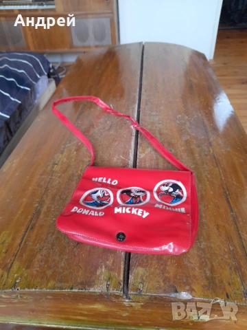Стара детска чантичка Мики Маус