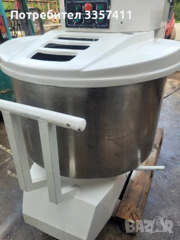 тестомесачка спирална  от 40 кг тесто то 1500кг, снимка 4 - Друго търговско оборудване - 50729941