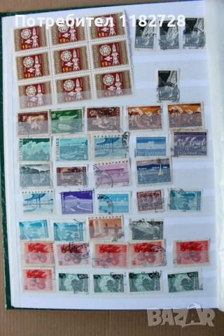 LINDNER -Класьор за пощенски марки/ 23 см / 31 см / с марки от България и Чехословакия, снимка 3 - Филателия - 53794438