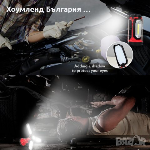  Презареждащ се фенер 6в1 с разгъващи се LED перки, снимка 7 - Други - 41465632