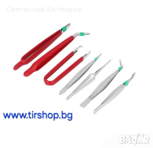 ПИНСЕТИ PA605 7 БР/К-Т