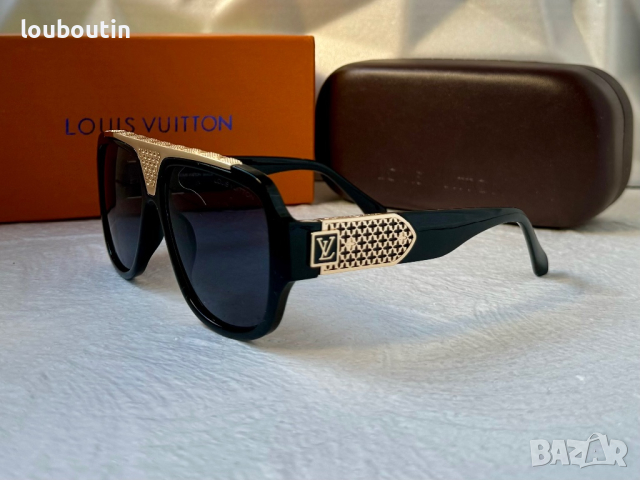 Louis Vuitton висок клас 1:1 мъжки слънчеви очила, снимка 8 - Слънчеви и диоптрични очила - 44827608