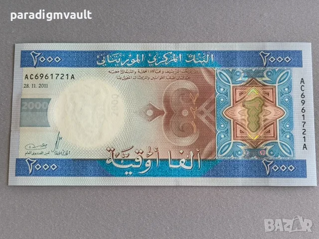 Банкнота - Мавритания - 2000 угия UNC | 2011г.