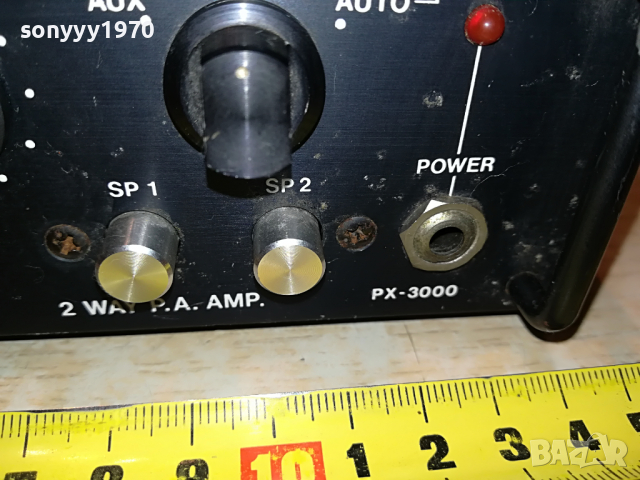 INTER-POWER PX-3000 2WAY PA AMPLIFIER-GERMANY 0204222113, снимка 9 - Ресийвъри, усилватели, смесителни пултове - 36322302