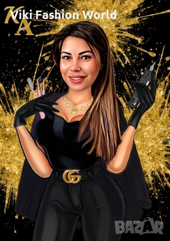 Карикатури по снимка , Подарък за двойки , подарък за мъж , подарък за жена, снимка 3 - Картини - 53373992