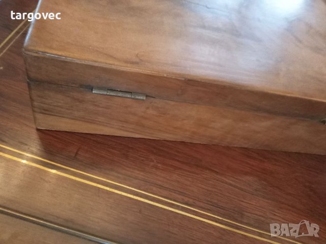 Прекрасна старинна дървена кутия, снимка 5 - Антикварни и старинни предмети - 40870468