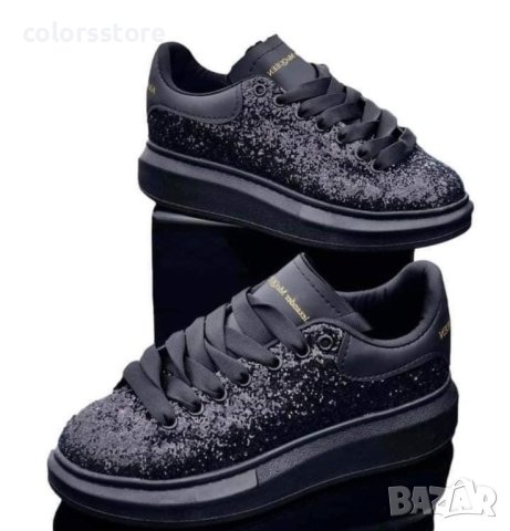 Черни кецове  брокат  Alexander McQueen код BR12WE