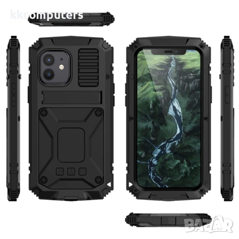 Apple iPhone 12 mini R-JUST Влагоустойчив Удароустойчив Калъф и Протектор Зашита 360 Градуса, снимка 6 - Калъфи, кейсове - 51121448