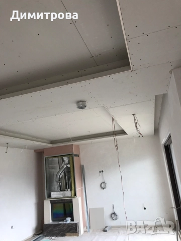 Професионален монтаж на гипсокартон ,шпакловка ,боядисване