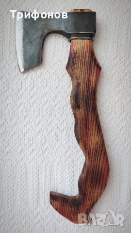 Брадва с троен захват на дръжката - ръчна изработка, снимка 2 - Колекции - 40998277