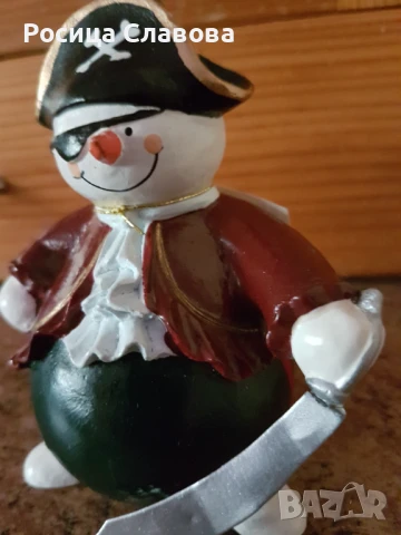 Гипсова фигурка- пират, снимка 4 - Декорация за дома - 50895294