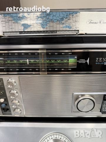 🔈Винтидж колекционерско радио Zenith Trans-Oceanic Royal D7000Y🔈, снимка 4 - Радиокасетофони, транзистори - 56106378