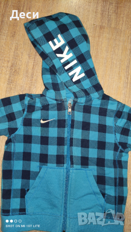 суичър за момче на Nike, снимка 1 - Бебешки блузки - 44585308