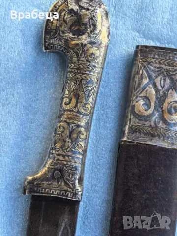 Сребърна кавказка шашка , снимка 15 - Колекции - 48408048