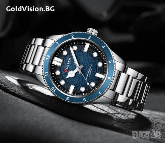 Мъжки часовник – CURREN 8450 + ПОДАРЪК, снимка 4 - Мъжки - 53206636