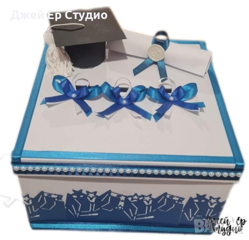 Кутия за парични подаръци , снимка 2 - Подаръци за кръщене - 44324294