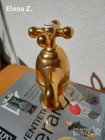 Керамичен чайник ретро кранче за вода Swineside, снимка 3 - Декорация за дома - 53845027