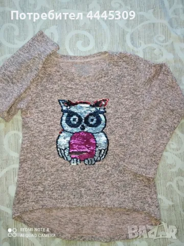 Страхотни блузки дълъг ръкав 7 г, снимка 10 - Детски Блузи и туники - 49963082