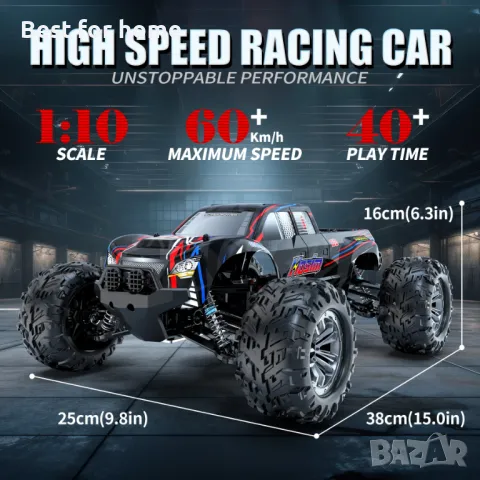 Супер бърза голяма кола Hosim X07 с безчетков  мотор 2847 , снимка 8 - Коли, камиони, мотори, писти - 48821952