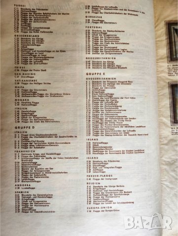 Die Welt im bunten Flaggenbild ( Светът изобразен в цвет.знамена ),албум знамената в Европа към 1950, снимка 3 - Специализирана литература - 39302698