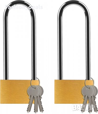 Нови 2 броя Катинар с ключове Ключалка заключване защита кражба обир