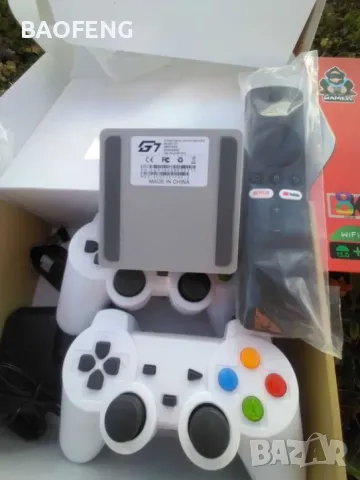 Нова G7 Android 40,000 игри 15000 канала 14 Игрова конзола и tv box в едно Plus Gaming TV Box , снимка 8 - Други игри и конзоли - 48853498