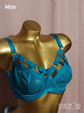 Hunkemoller 80 F Син сутиен , снимка 5 - Бельо - 52685049