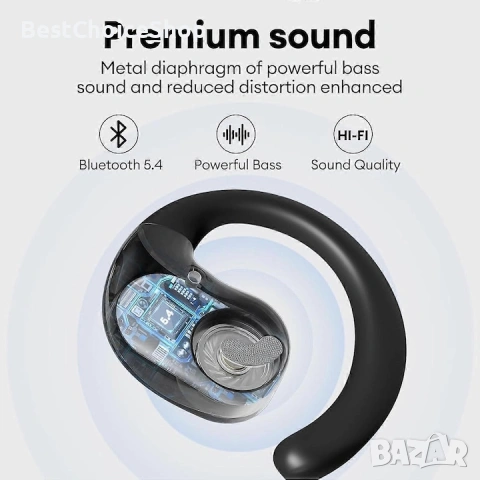 Безжични слушалки Hyundai-T26 Pro, ергономичен дизайн, 3D стерео звук, снимка 10 - Слушалки, hands-free - 53520753