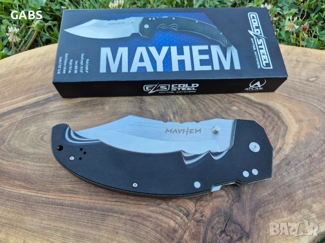 Масивен сгъваем нож Cold Steel MAYHEM, снимка 3 - Ножове - 50809399