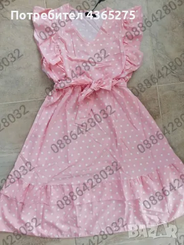 Прекрасен модел рокли на точки с подвижно коланче 💕28лв ✅, снимка 3 - Рокли - 50262887