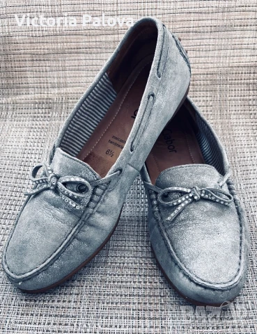 Скъпи лоуфъри/мокасини GABOR естествена кожа