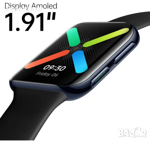 Смарт часовник OPPO Watch 46 mm Wi Fi, Wear OS by Google, 1,9 инчов AMOLED дисплей с Corning Gorilla, снимка 4 - Смарт гривни - 48264067