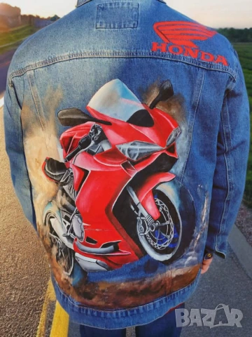 Яке с индивидуален ръчен дизайн – единствено по рода си, снимка 17 - Якета - 53298666